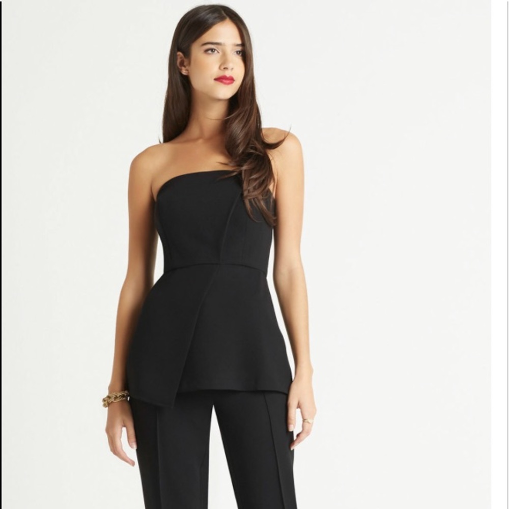BCBGeneration Asymmetrical strapless top. Size 2